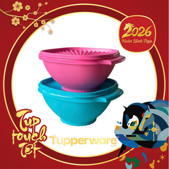 Tupmalay Hộp Servelier Bowl Mát Nắp Vân Sọc One touch 1.5L