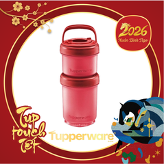 Tuptrung Bộ 02 Hộp Tupperware Twist N Snack (02 Hộp)