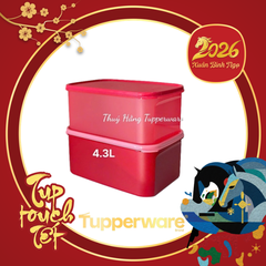 Hộp Tupperware Trữ Mát  Modular Mates Rectangular II 4.3L  - Tuppertware Malaysia Chính Hãng