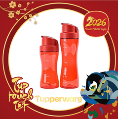 Tuptrung Bình Rót Dầu, Nước Mắm... Full Màu Đỏ 770ml