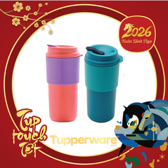 Tuptrung Ly Đựng Cafe Nhựa Coffe To Go 490ml
