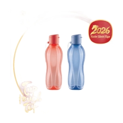Bộ 2 Bình Nước Tupperware Eco Bottle Gen I 500ml Nắp Vặn Có Dây