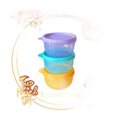 Bộ 3 Hộp Bowl Tròn Tupperware 260ml - Thân Trong