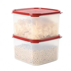 Hộp Tupperware Trữ Khô Modular Mates Oval Cranberry - Hộp Khô Nắp Đỏ
