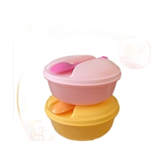 Hộp Bowl Tròn Tupperware 600ml Có Muỗng Trên Nắp