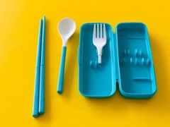Bộ Muỗng Nĩa Tupperware Portable Chopstick Tropical