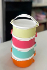 Tuptrung Bộ Hộp Cơm Tupperware Small Round Click To Go Màu mới 2023