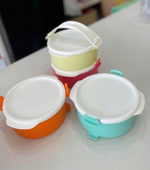 Tuptrung Bộ Hộp Cơm Tupperware Small Round Click To Go Màu mới 2023