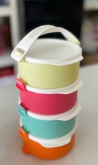 Tuptrung Bộ Hộp Cơm Tupperware Small Round Click To Go Màu mới 2023