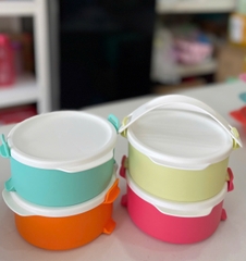 Tuptrung Bộ Hộp Cơm Tupperware Small Round Click To Go Màu mới 2023