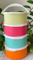 Tuptrung Bộ Hộp Cơm Tupperware Small Round Click To Go Màu mới 2023