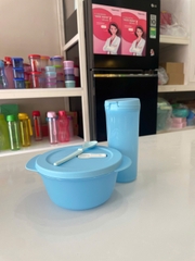 Tuptrung - Set tô LVS 800ml + Bình nước 470ml tặng muỗng
