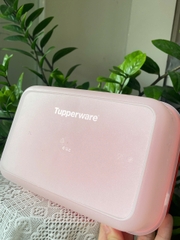 Hộp Tupperware Đông dẻo 1 lít - nắp cam đậm mớip