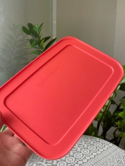 Hộp Tupperware Đông dẻo 1 lít - nắp cam đậm mớip