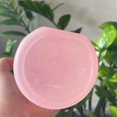 Hộp Tupperware khô mát tròn 1.1L - full hồng