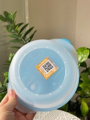 Hộp mát Tupperware 800ml quay lvs - thân trong nắp xanh