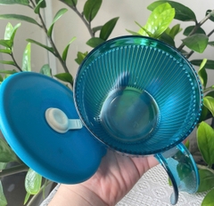 Tô có tay cầm 500ml quay lò vi sóng - xanh