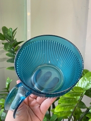 Tô có tay cầm 500ml quay lò vi sóng - xanh
