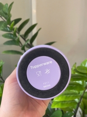 Bình giữ nhiệt tím có hoa