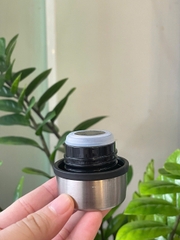 Bình giữ nhiệt tím có hoa