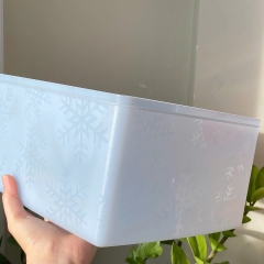 Hộp Tupperware Trữ Đông Festive Stor N Serve 6L - Bông Tuyết Nhựa Mềm - Tupperware Malaysia Chính Hãng