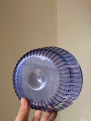 Tupmalay - Hộp Nhựa Trong Gân Sọc Có Nắp Tupperware Royal crystalline Blue Serve 600ml