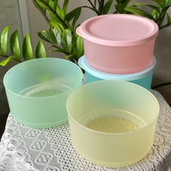Combo Set 4 Hộp Tuptrung Tròn Trữ Khô Mát 530ml