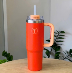 Tuptrung - Ly Giữ Nhiệt Tupperware Big T Có Ống Hút 660ml / 1.1L