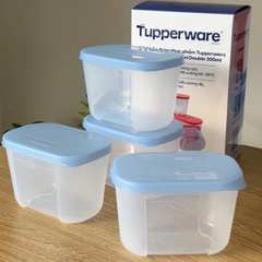 Bộ 4 Hộp Tupperware Trữ Đông Gen I Mini 300ml - New Tupperware Chính Hãng