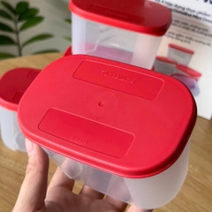 Bộ 4 Hộp Tupperware Trữ đông Dateline Mini Double 300ml - New Tupperware Chính Hãng
