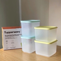 Bộ 4 Hộp Tupperware Trrữ Đông/Mát Starter Set II - New Tupperware Chính Hãng