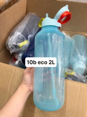 Tupmalay - Bình Nước Eco 1.2L / 2L Có Ống Hút