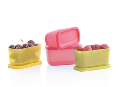 Hộp Đựng Thực Phẩm Tupperware Trữ Khô Và Mát Cubix Mini Rectangle 250ml - New Tupperware