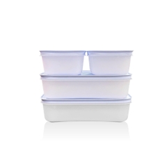 Bộ 4 Hộp Trữ Đông Tupperware Gen II 450ml & 1L Đông Dẻo Cao Cấp