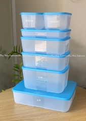 Bộ 7 Hộp Tupperware Trữ Đông  Essential (3.1L, 2.6L, 1.7L, 650ml ) - Tupperware Trung Chính Hãng