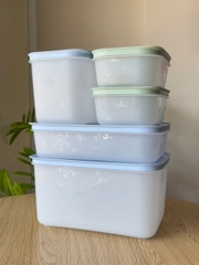 Bộ 5 Hộp Tupperware Trữ Đông Gen II - Đông Dẻo Cao Cấp - New Tupperware