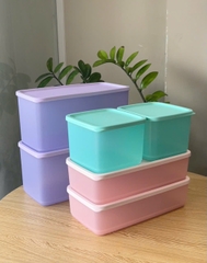 Bộ 6 Hộp Trữ Mát Tupperware Cubix 2h 1L + 2h 1.4L + 2h 3.1L - New Tupperware