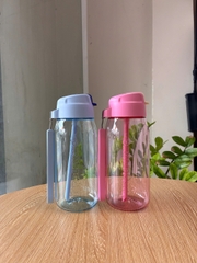 Bình Nước Tupperware Lohas Flask 550ml Có Ống Hút