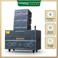 Loa Kéo Bình & Điện Nanomax Pro-600A Bass Đôi 50cm 3600w