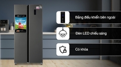 Tủ lạnh Casper Inverter 458 lít Side By Side RS-460PG