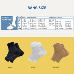 OS1st | Bó Nén Bổ Trợ Plantar FS6 - Black