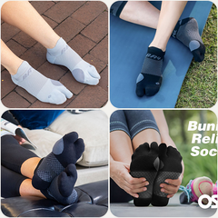 OS1st | Vớ Nén Bổ Trợ Khớp Ngón Cái Bunion BR4 - Black