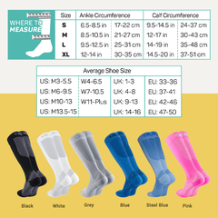 OS1st | Vớ Nén Chạy Bộ Compression Bracing FS4+ - Black
