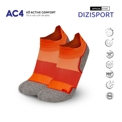 OS1st | Vớ Nén Chạy Bộ Active Comfort AC4 No Show - Orange Fusion