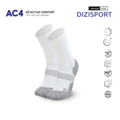 OS1st | Vớ Nén Chạy Bộ Active Comfort AC4 Crew - White