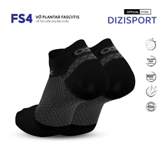 OS1st | Vớ Nén Bổ Trợ Plantar Fasciitis FS4 No Show - Black