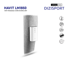 Máy Massage Bắp Chân Không Dây Havit LM1850, Massage Nén Khí & Phục Hồi Nhiệt Y Khoa - Chính Hãng BH 12 Tháng Dizisport