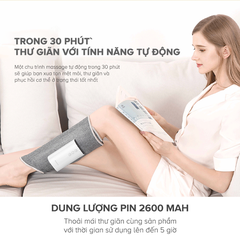 Máy Massage Bắp Chân Không Dây Havit LM1850, Massage Nén Khí & Phục Hồi Nhiệt Y Khoa - Chính Hãng BH 12 Tháng Dizisport