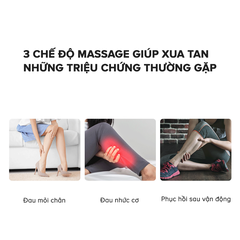 Máy Massage Bắp Chân Không Dây Havit LM1850, Massage Nén Khí & Phục Hồi Nhiệt Y Khoa - Chính Hãng BH 12 Tháng Dizisport