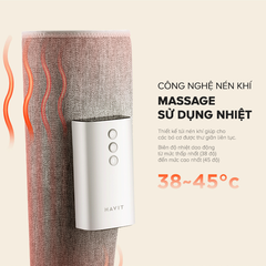 Máy Massage Bắp Chân Không Dây Havit LM1850, Massage Nén Khí & Phục Hồi Nhiệt Y Khoa - Chính Hãng BH 12 Tháng Dizisport